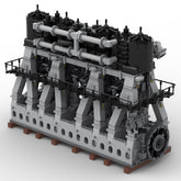 MOC-157380 Titanic Reciprocating Triple Expansion Steam Engine Small Particles Building Blocks Set (6584PCS)
